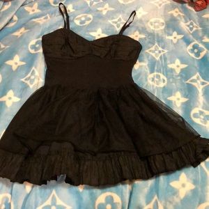 Royal bones black short dress